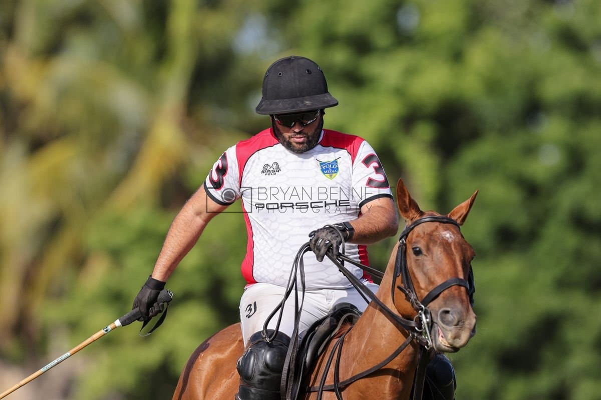 La Suiza and La Carbuccia play polo at Casa de Campo in La Romana, Dominican Republic on August 8, 2026. (Photos by Bryan Bennett)