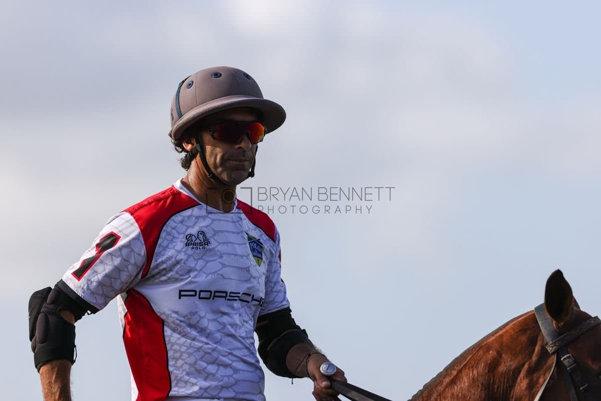La Suiza and La Carbuccia play polo at Casa de Campo in La Romana, Dominican Republic on August 8, 2026. (Photos by Bryan Bennett)