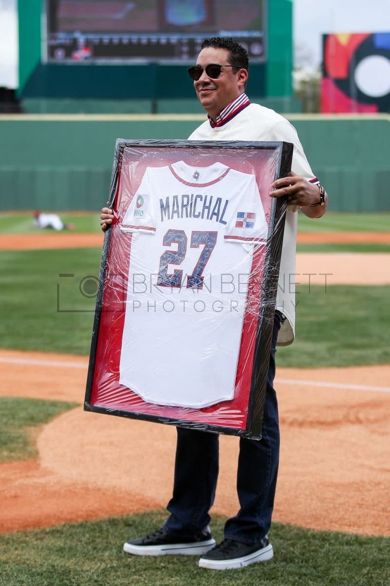SANTO DOMINGO, DOMINICAN REPUBLIC - MARCH 04: Juan Marichal Jr. is photographed prior to an exhibition game between the Detroit Tigers and the Dominican Republic at Estadio Quisqueya on March 04, 2026 in Santo Domingo, Dominican Republic. (Photo by Bryan Bennett/Getty Images)