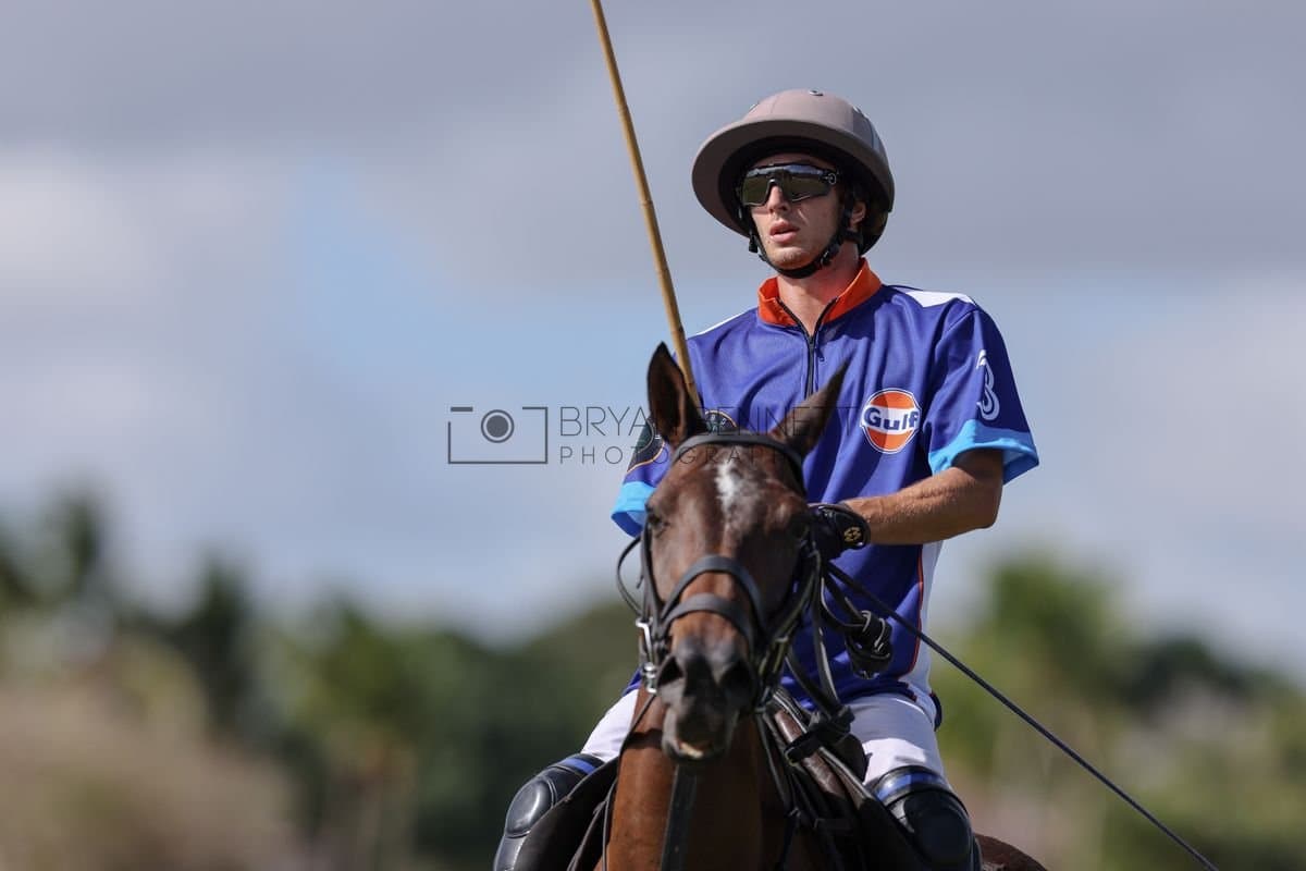 La Romanza 3J and La Espada Gulf play polo during the Copa Britanica at Casa de Campo Polo Club in La Romana, Dominican Republic on March 6, 2026. (Photos by Bryan Bennett)