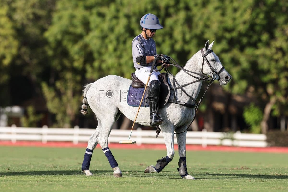 La Suiza and La Carbuccia play polo at Casa de Campo in La Romana, Dominican Republic on August 8, 2026. (Photos by Bryan Bennett)