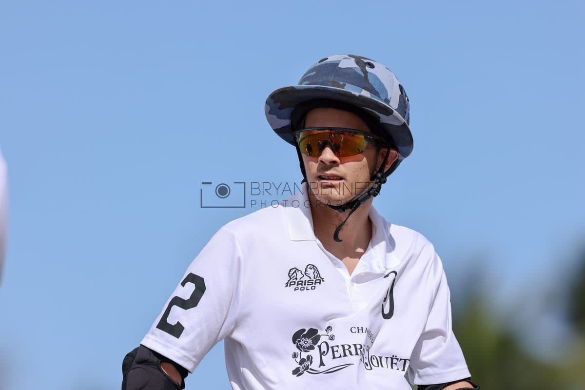 La Romanza 3J and La Espada Gulf play polo during the Copa Britanica at Casa de Campo Polo Club in La Romana, Dominican Republic on March 6, 2026. (Photos by Bryan Bennett)