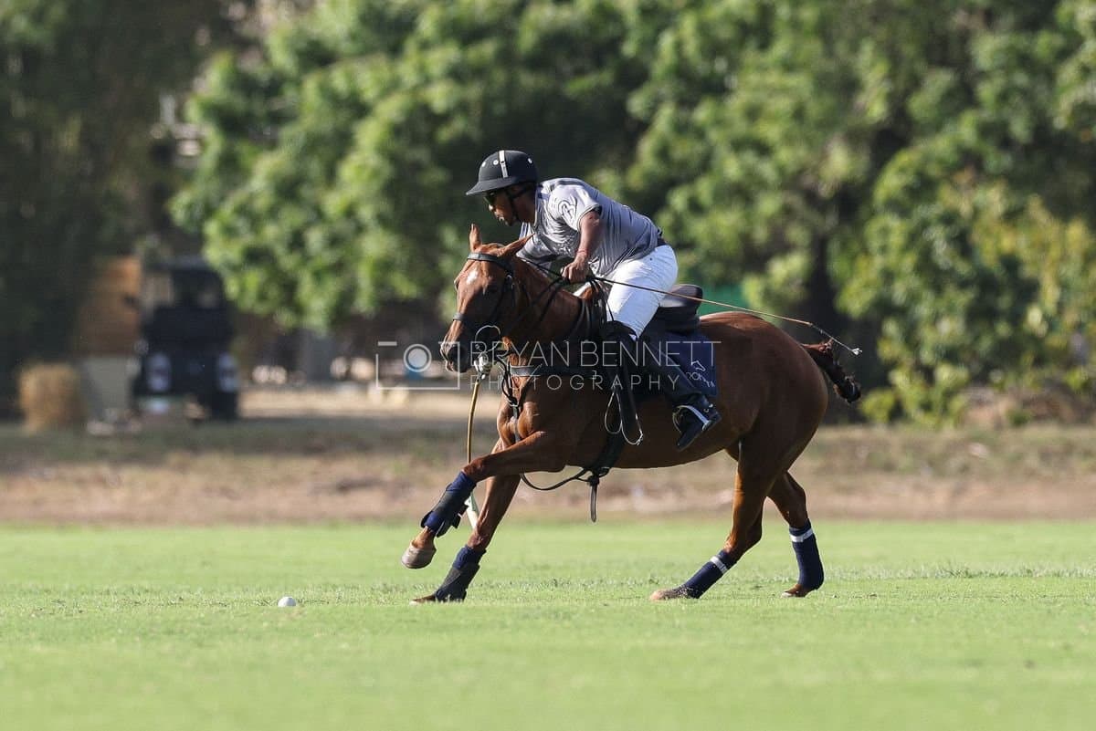 La Suiza and La Carbuccia play polo at Casa de Campo in La Romana, Dominican Republic on August 8, 2026. (Photos by Bryan Bennett)