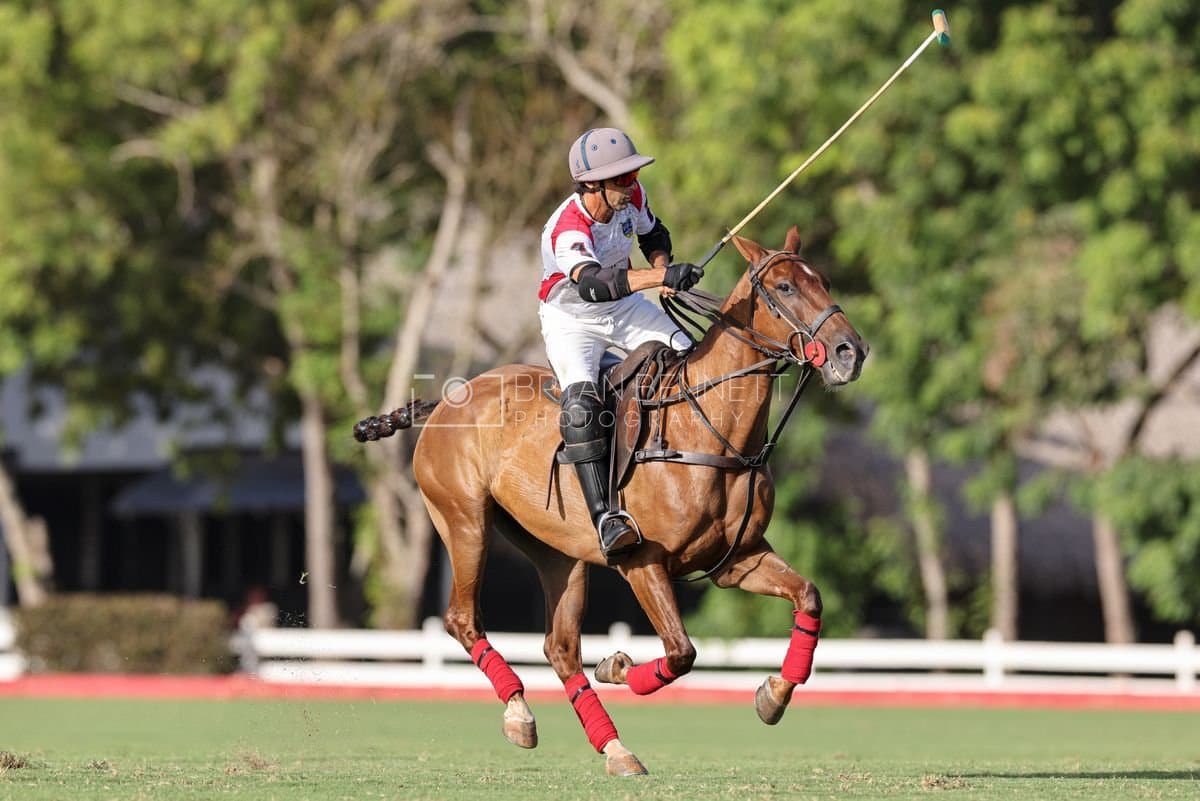 La Suiza and La Carbuccia play polo at Casa de Campo in La Romana, Dominican Republic on August 8, 2026. (Photos by Bryan Bennett)