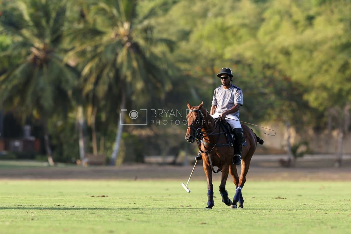 La Suiza and La Carbuccia play polo at Casa de Campo in La Romana, Dominican Republic on August 8, 2026. (Photos by Bryan Bennett)