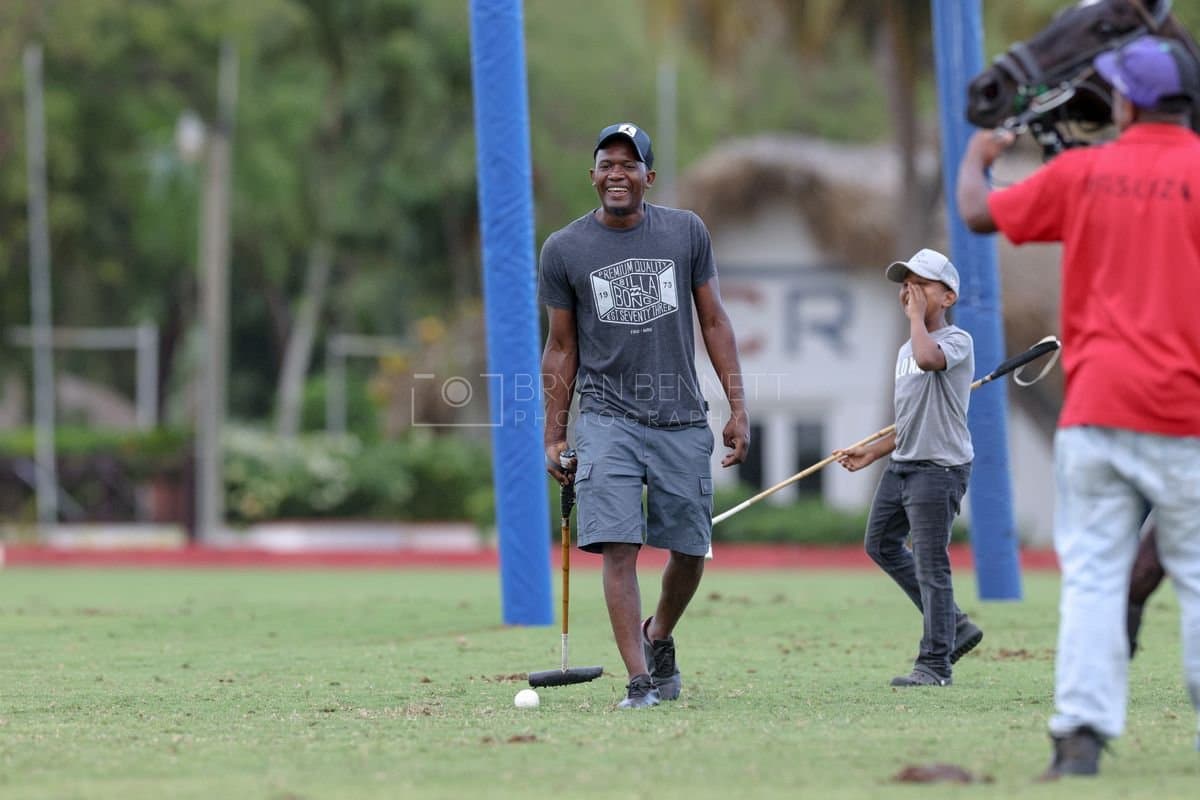 Lechuza Caracas and La Romanza 3J play polo during the Copa Britanica at Casa de Campo in La Romana, La Romana, Dominican Republic on March 1, 2026. (Photos by Bryan Bennett)