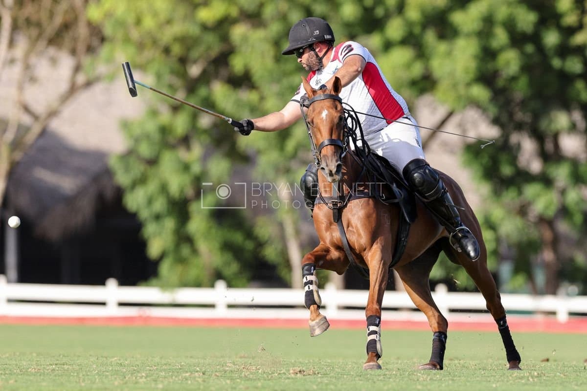 La Suiza and La Carbuccia play polo at Casa de Campo in La Romana, Dominican Republic on August 8, 2026. (Photos by Bryan Bennett)