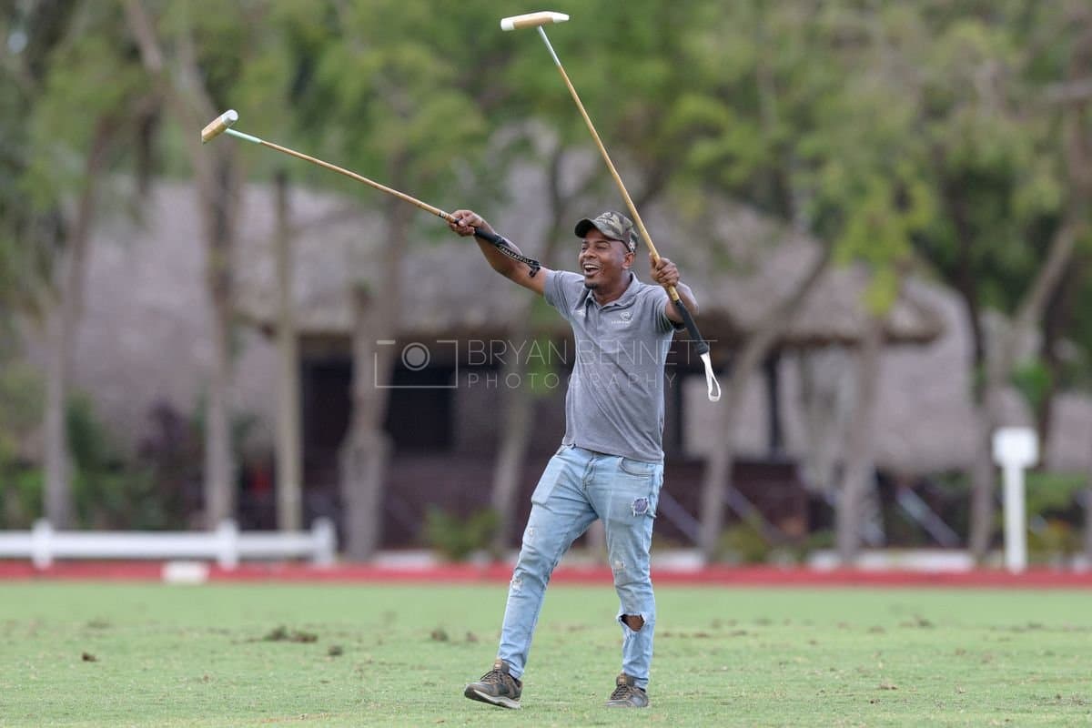 Lechuza Caracas and La Romanza 3J play polo during the Copa Britanica at Casa de Campo in La Romana, La Romana, Dominican Republic on March 1, 2026. (Photos by Bryan Bennett)