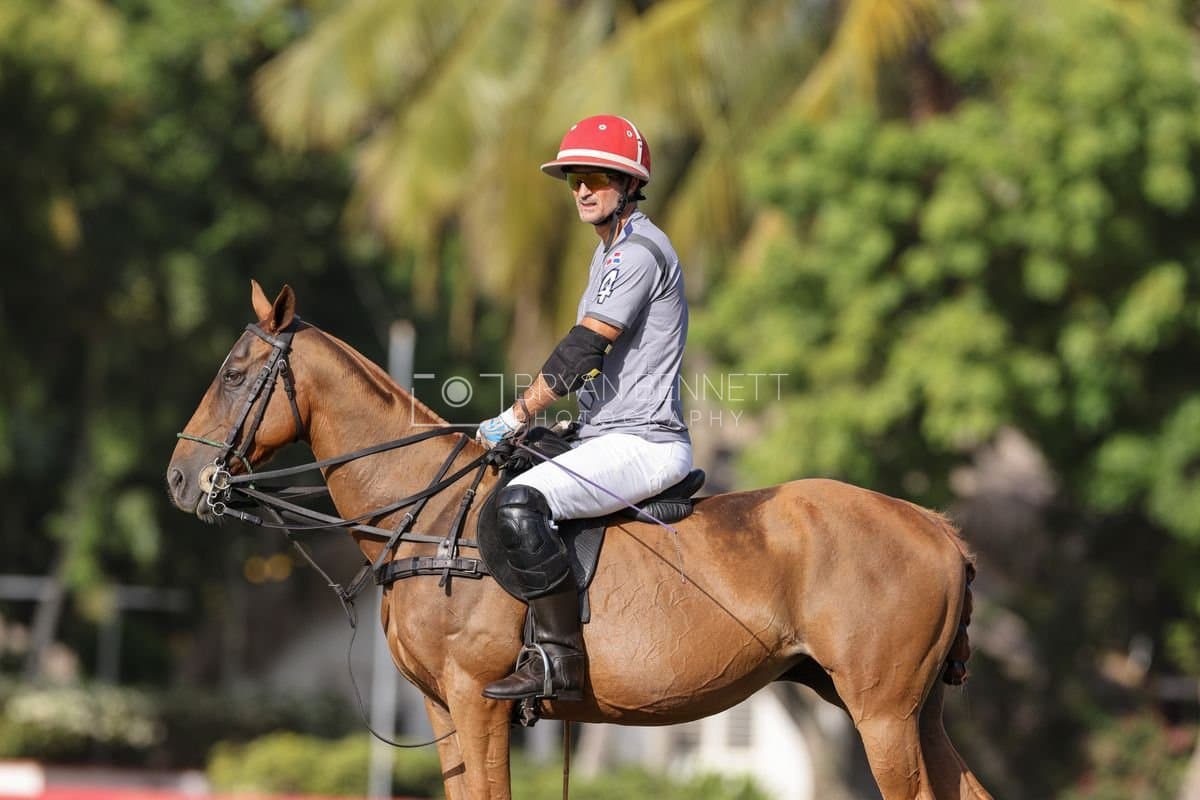 La Suiza and La Carbuccia play polo at Casa de Campo in La Romana, Dominican Republic on August 8, 2026. (Photos by Bryan Bennett)