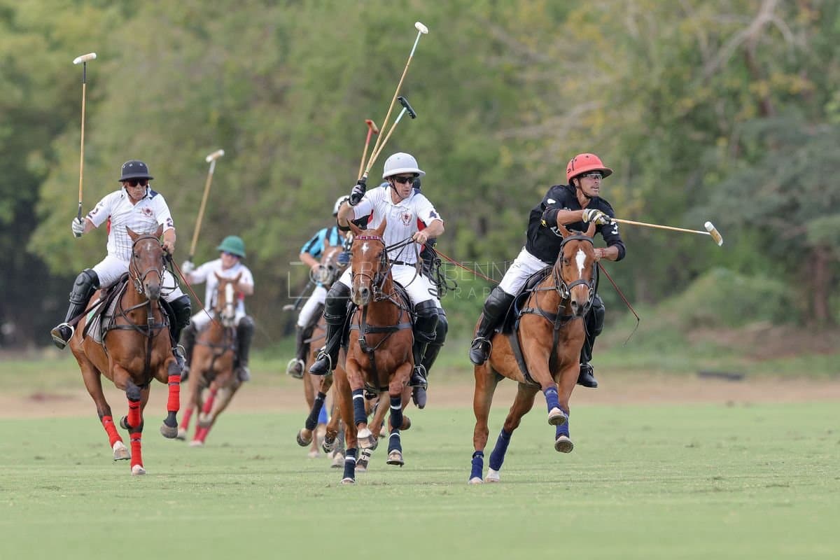 Lechuza Caracas and La Romanza 3J play polo during the Copa Britanica at Casa de Campo in La Romana, La Romana, Dominican Republic on March 1, 2026. (Photos by Bryan Bennett)