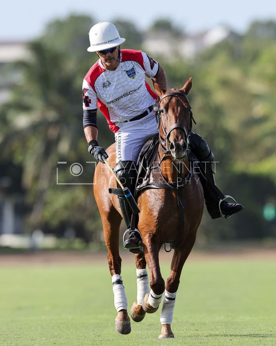 La Suiza and La Carbuccia play polo at Casa de Campo in La Romana, Dominican Republic on August 8, 2026. (Photos by Bryan Bennett)