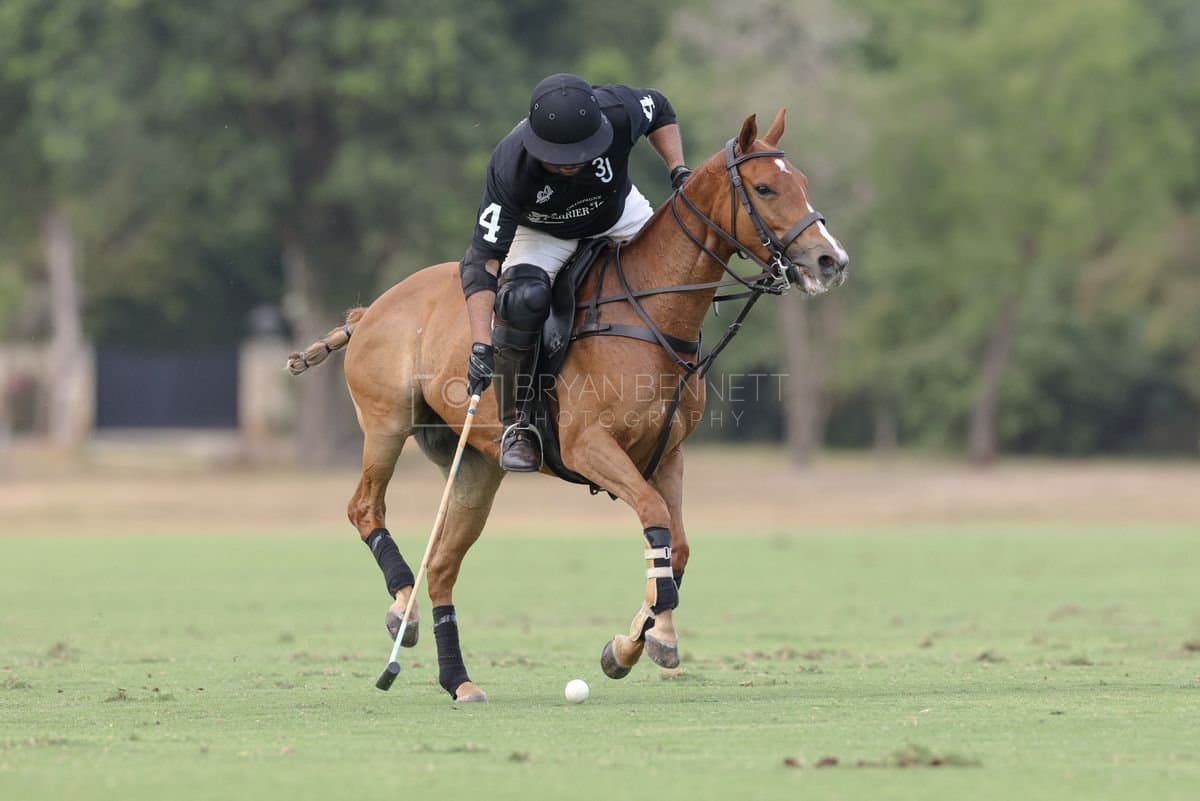 Lechuza Caracas and La Romanza 3J play polo during the Copa Britanica at Casa de Campo in La Romana, La Romana, Dominican Republic on March 1, 2026. (Photos by Bryan Bennett)