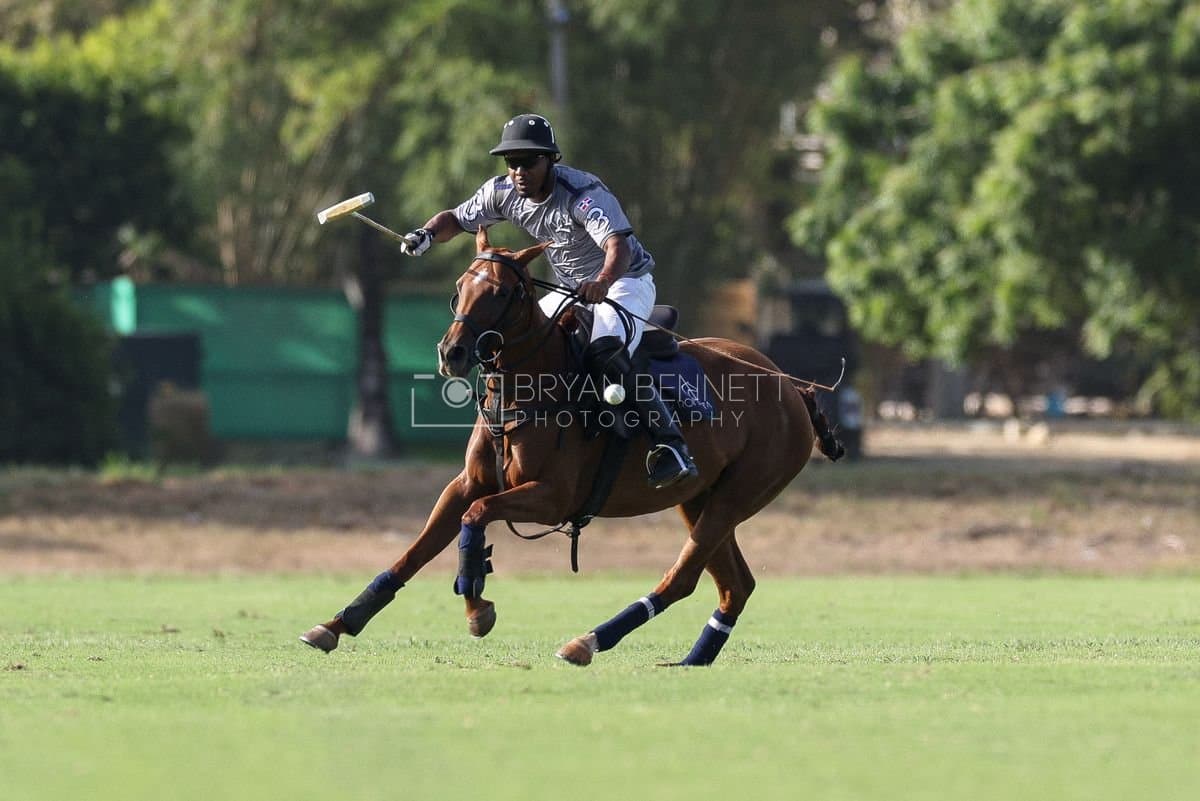 La Suiza and La Carbuccia play polo at Casa de Campo in La Romana, Dominican Republic on August 8, 2026. (Photos by Bryan Bennett)
