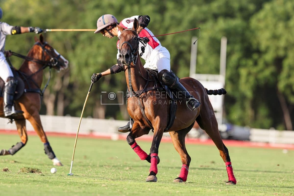 La Suiza and La Carbuccia play polo at Casa de Campo in La Romana, Dominican Republic on August 8, 2026. (Photos by Bryan Bennett)