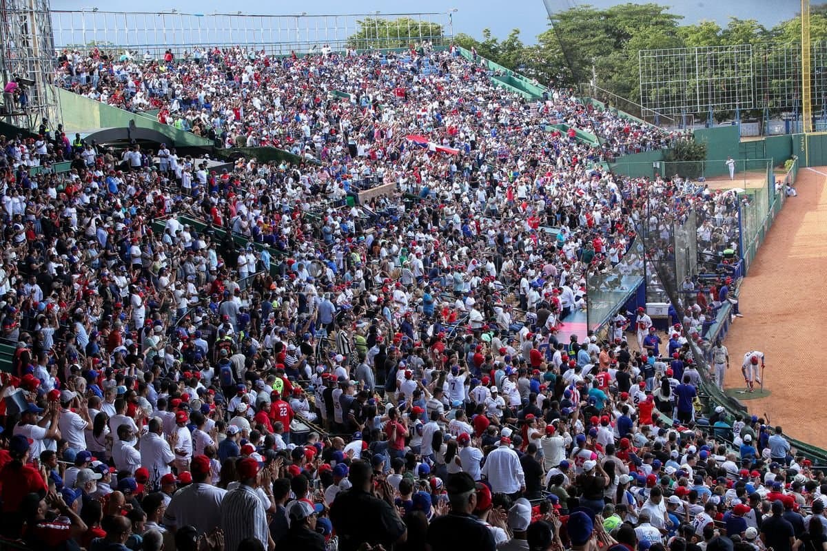 SANTO DOMINGO, DOMINICAN REPUBLIC - MARCH 04: An overall view during an exhibition game between the Detroit Tigers and the Dominican Republic at Estadio Quisqueya on March 04, 2026 in Santo Domingo, Dominican Republic. (Photo by Bryan Bennett/Getty Images)