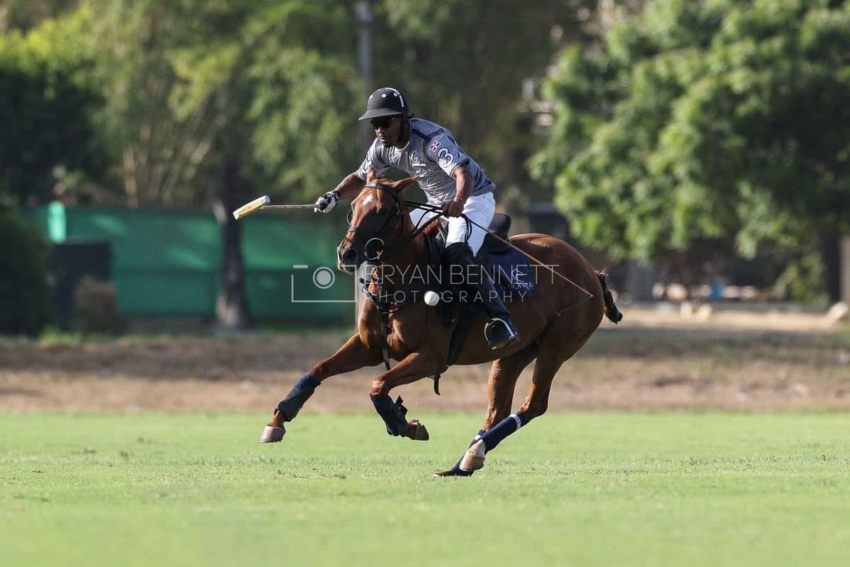 La Suiza and La Carbuccia play polo at Casa de Campo in La Romana, Dominican Republic on August 8, 2026. (Photos by Bryan Bennett)
