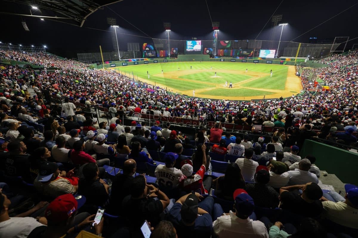 SANTO DOMINGO, DOMINICAN REPUBLIC - MARCH 03: General view during an exhibition game between the Detroit Tigers and the Dominican Republic at Estadio Quisqueya on March 03, 2026 in Santo Domingo, Dominican Republic. (Photo by Bryan Bennett/Getty Images)