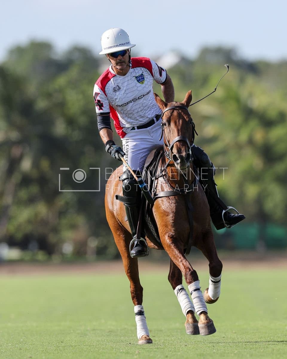 La Suiza and La Carbuccia play polo at Casa de Campo in La Romana, Dominican Republic on August 8, 2026. (Photos by Bryan Bennett)