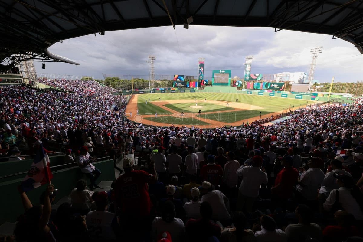 SANTO DOMINGO, DOMINICAN REPUBLIC - MARCH 04: An overall view during an exhibition game between the Detroit Tigers and the Dominican Republic at Estadio Quisqueya on March 04, 2026 in Santo Domingo, Dominican Republic. (Photo by Bryan Bennett/Getty Images)