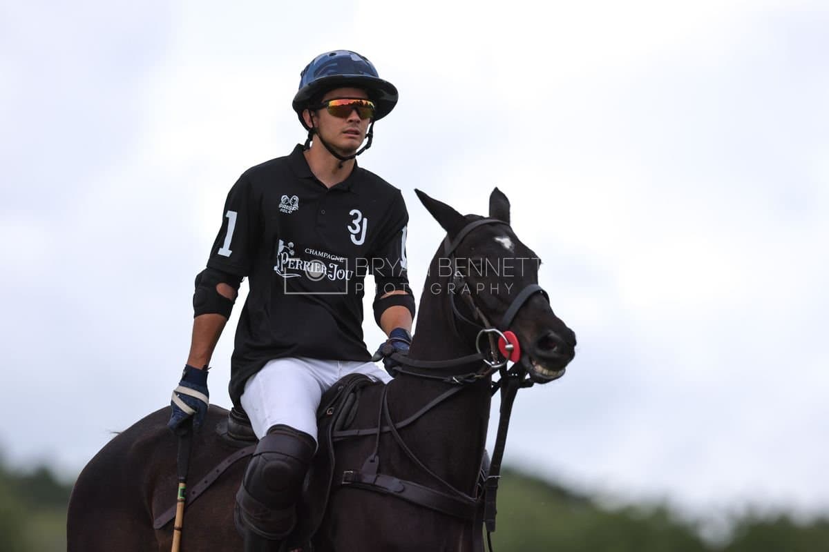 Casa de Campo and La Romanza 3J play polo during the Casa de Campo Challenge at Casa de Campo in La Romana, Dominican Republic on April 4, 2025. (Photo by Bryan Bennett)