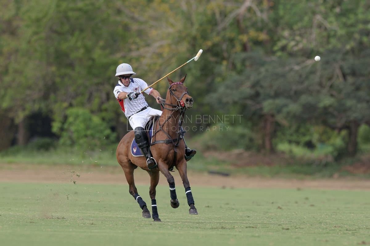 Lechuza Caracas and La Romanza 3J play polo during the Copa Britanica at Casa de Campo in La Romana, La Romana, Dominican Republic on March 1, 2026. (Photos by Bryan Bennett)