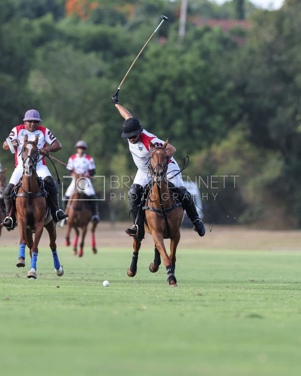 La Suiza and La Carbuccia play polo at Casa de Campo in La Romana, Dominican Republic on August 8, 2026. (Photos by Bryan Bennett)