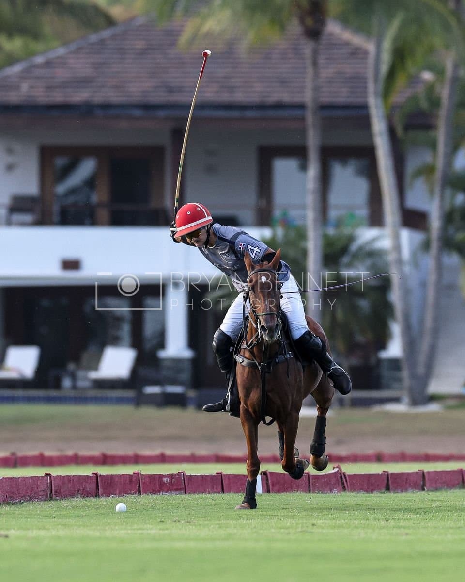 La Suiza and La Carbuccia play polo at Casa de Campo in La Romana, Dominican Republic on August 8, 2026. (Photos by Bryan Bennett)