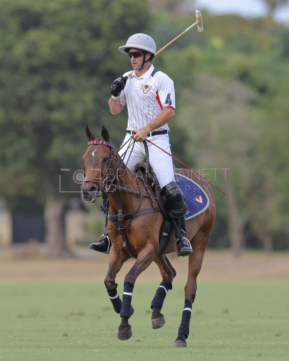 Lechuza Caracas and La Romanza 3J play polo during the Copa Britanica at Casa de Campo in La Romana, La Romana, Dominican Republic on March 1, 2026. (Photos by Bryan Bennett)