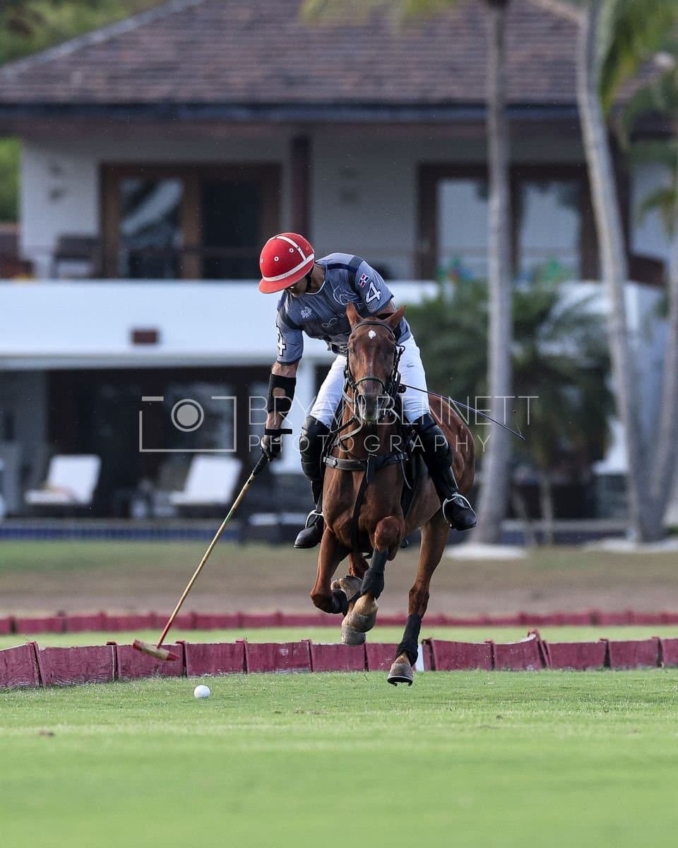 La Suiza and La Carbuccia play polo at Casa de Campo in La Romana, Dominican Republic on August 8, 2026. (Photos by Bryan Bennett)