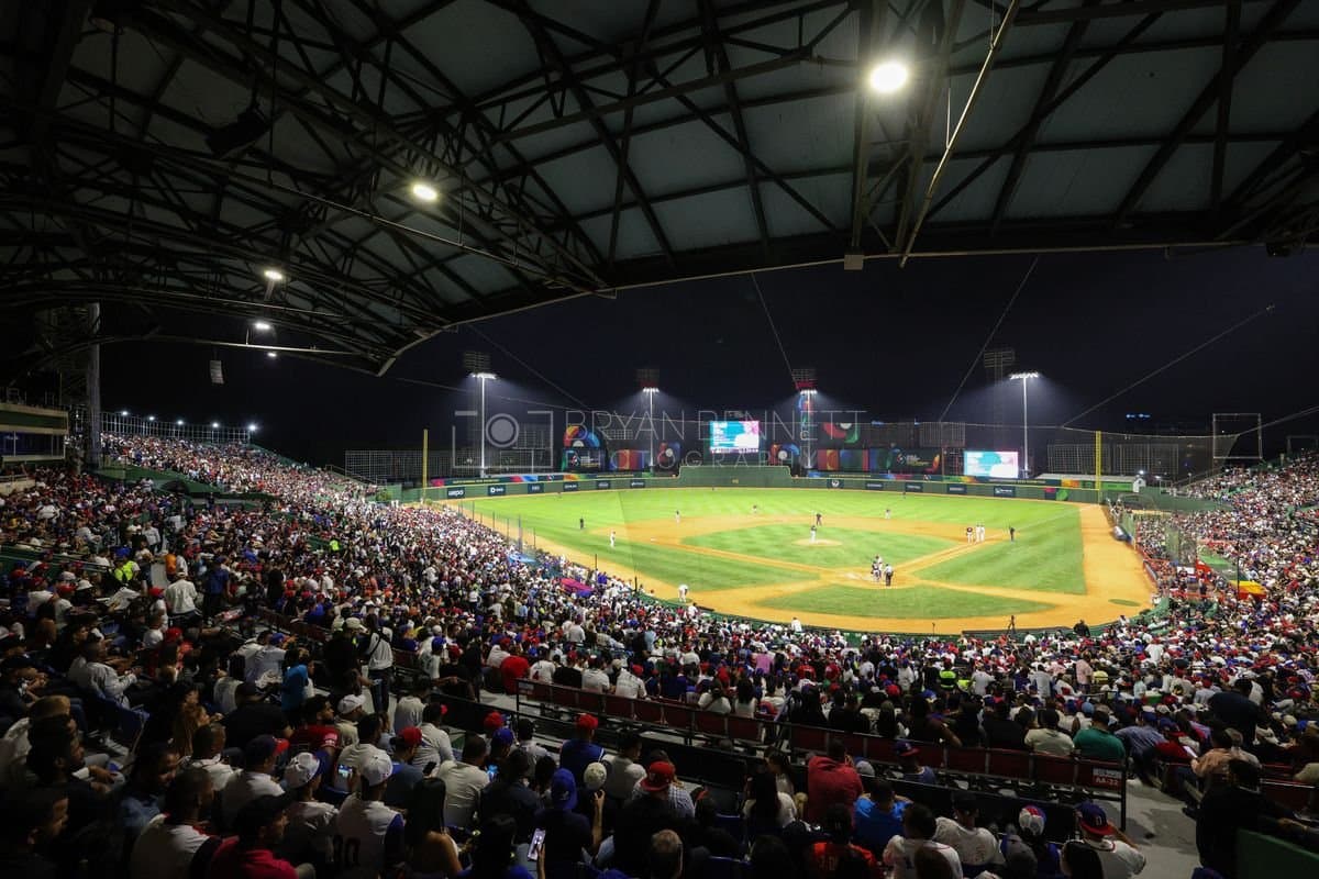 SANTO DOMINGO, DOMINICAN REPUBLIC - MARCH 03: General scene during the sixth inning of an exhibition game between the Detroit Tigers and the Dominican Republic at Estadio Quisqueya on March 03, 2026 in Santo Domingo, Dominican Republic. (Photo by Bryan M. Bennett/Getty Images)