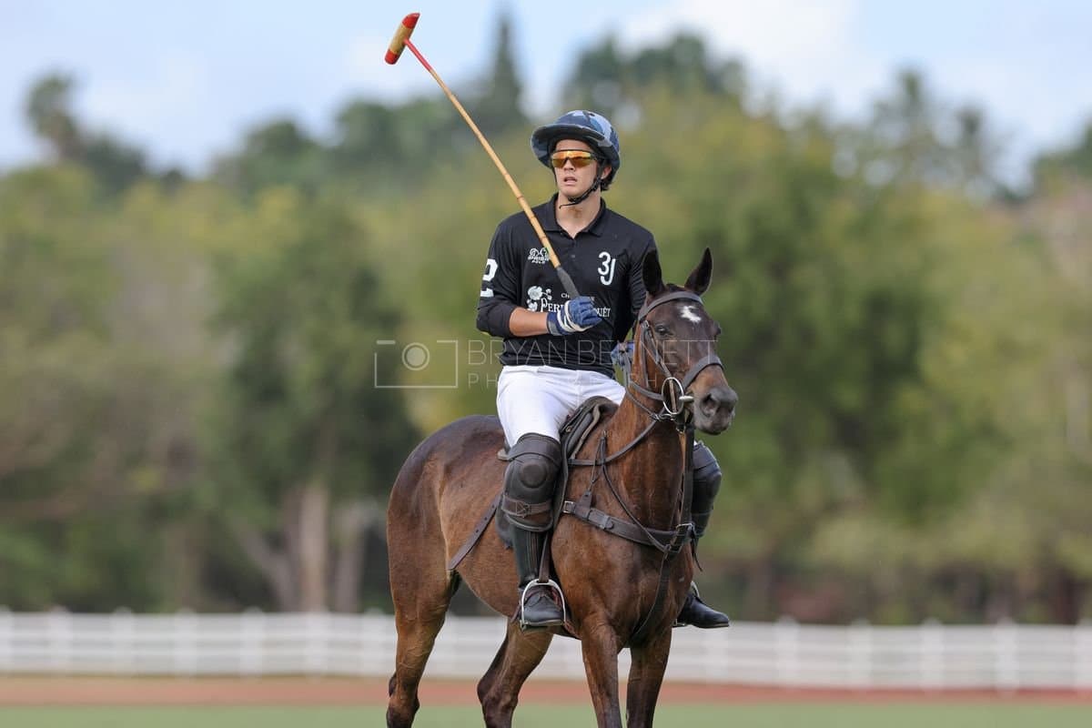 Lechuza Caracas and La Romanza 3J play polo during the Copa Britanica at Casa de Campo in La Romana, La Romana, Dominican Republic on March 1, 2026. (Photos by Bryan Bennett)