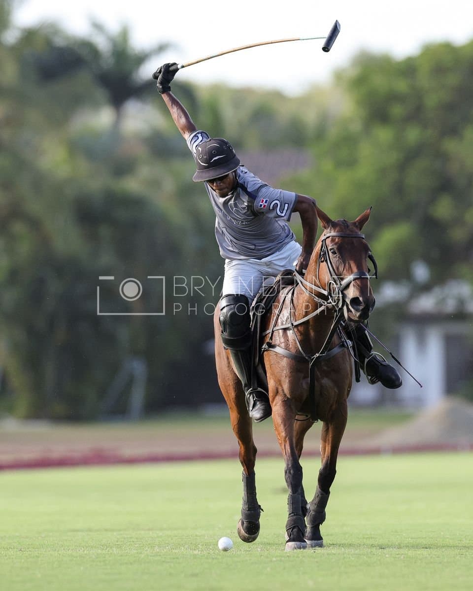 La Suiza and La Carbuccia play polo at Casa de Campo in La Romana, Dominican Republic on August 8, 2026. (Photos by Bryan Bennett)