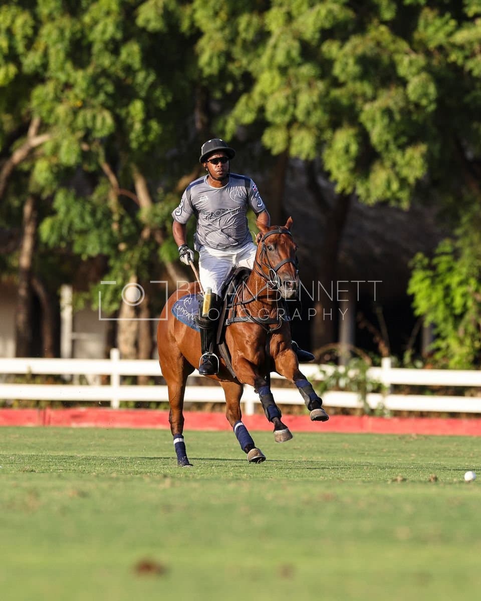 La Suiza and La Carbuccia play polo at Casa de Campo in La Romana, Dominican Republic on August 8, 2026. (Photos by Bryan Bennett)