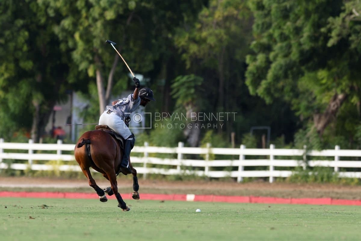 La Suiza and La Carbuccia play polo at Casa de Campo in La Romana, Dominican Republic on August 8, 2026. (Photos by Bryan Bennett)