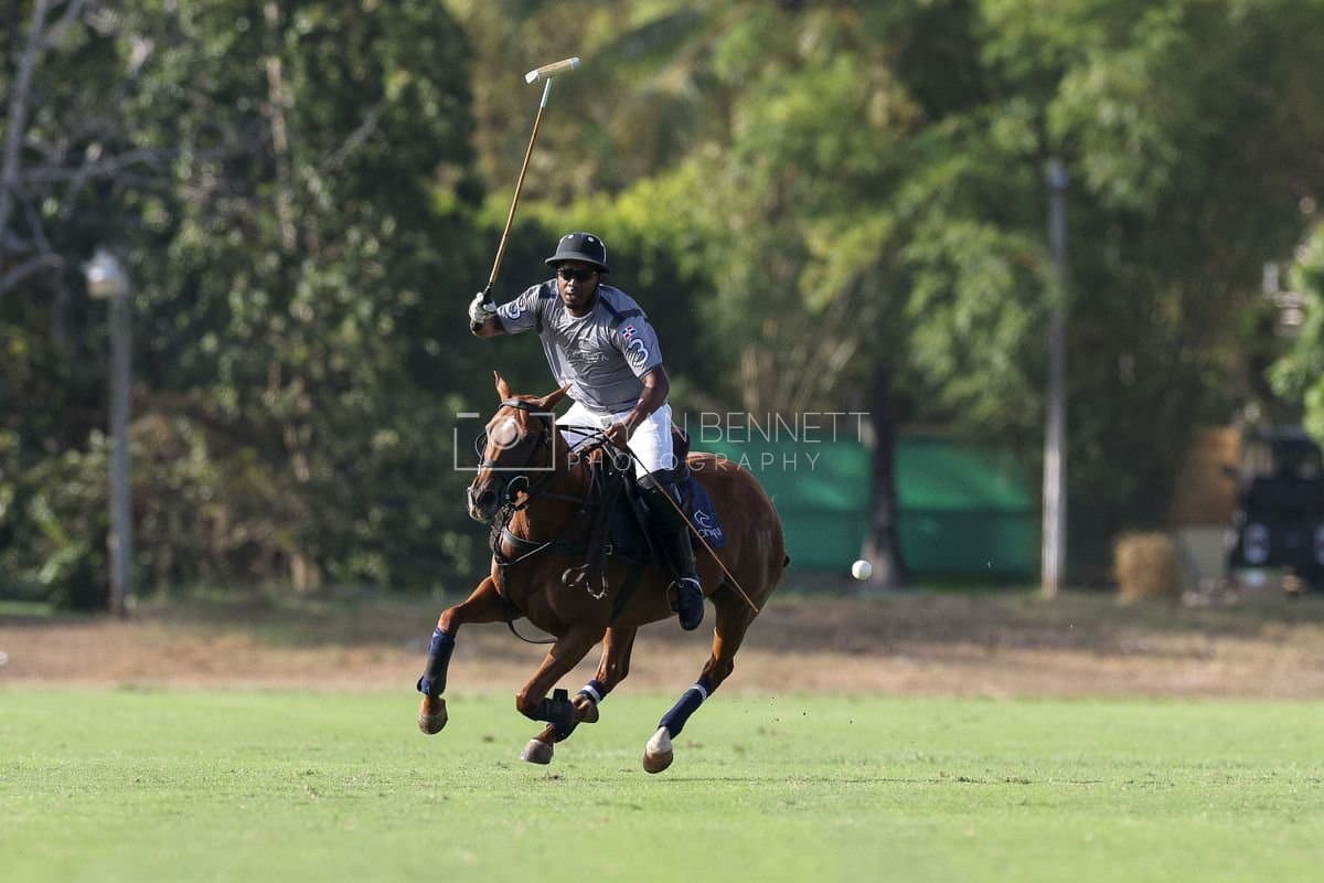 La Suiza and La Carbuccia play polo at Casa de Campo in La Romana, Dominican Republic on August 8, 2026. (Photos by Bryan Bennett)