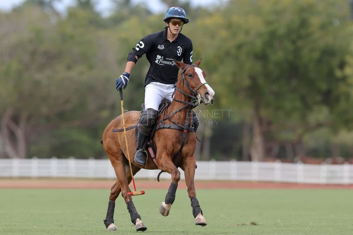 Lechuza Caracas and La Romanza 3J play polo during the Copa Britanica at Casa de Campo in La Romana, La Romana, Dominican Republic on March 1, 2026. (Photos by Bryan Bennett)