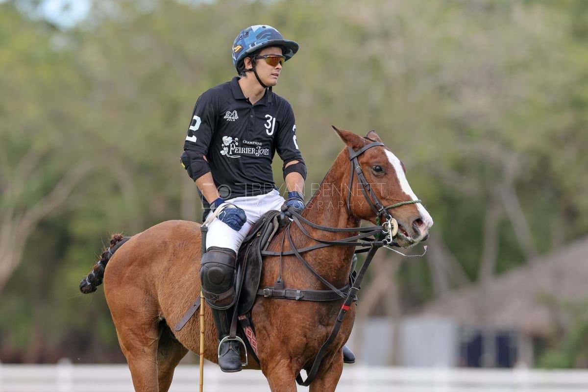 Lechuza Caracas and La Romanza 3J play polo during the Copa Britanica at Casa de Campo in La Romana, La Romana, Dominican Republic on March 1, 2026. (Photos by Bryan Bennett)