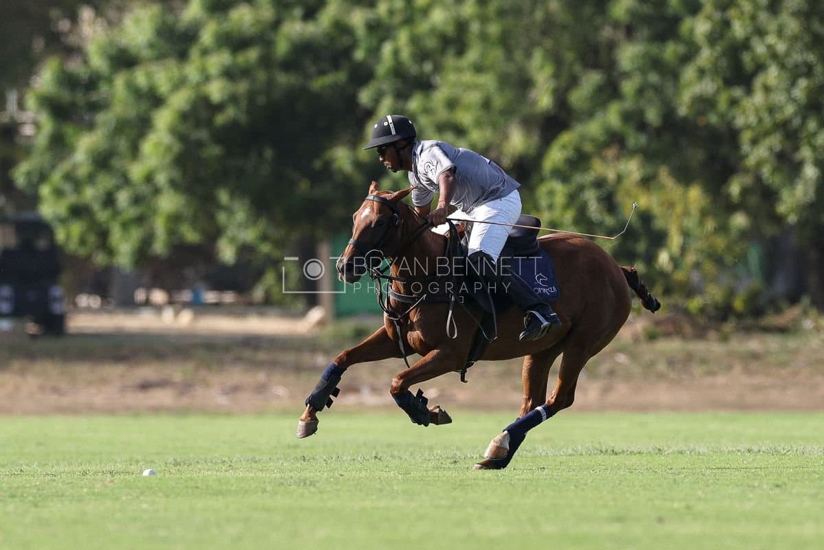La Suiza and La Carbuccia play polo at Casa de Campo in La Romana, Dominican Republic on August 8, 2026. (Photos by Bryan Bennett)