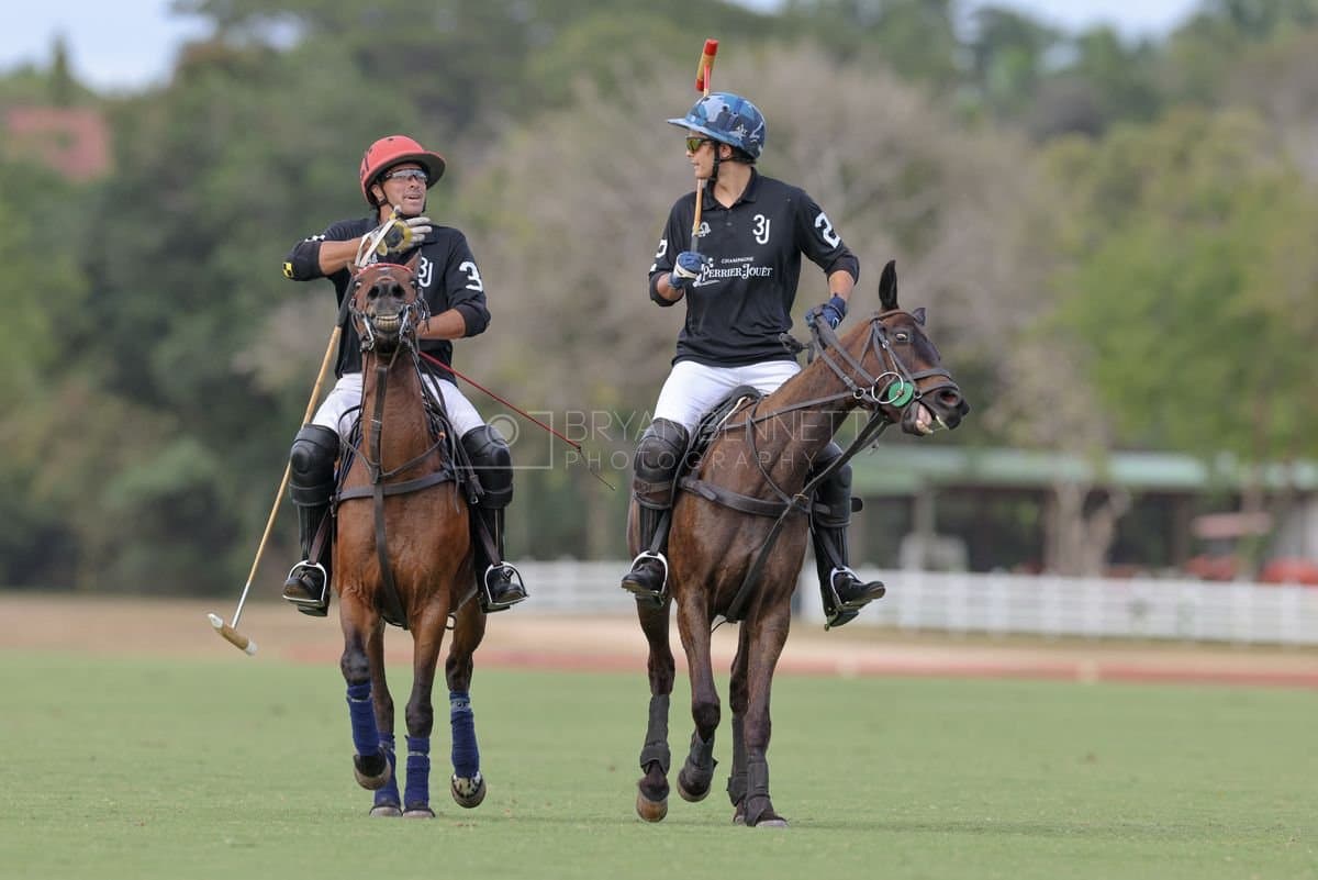 Lechuza Caracas and La Romanza 3J play polo during the Copa Britanica at Casa de Campo in La Romana, La Romana, Dominican Republic on March 1, 2026. (Photos by Bryan Bennett)