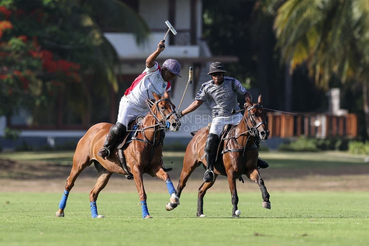 La Suiza and La Carbuccia play polo at Casa de Campo in La Romana, Dominican Republic on August 8, 2026. (Photos by Bryan Bennett)