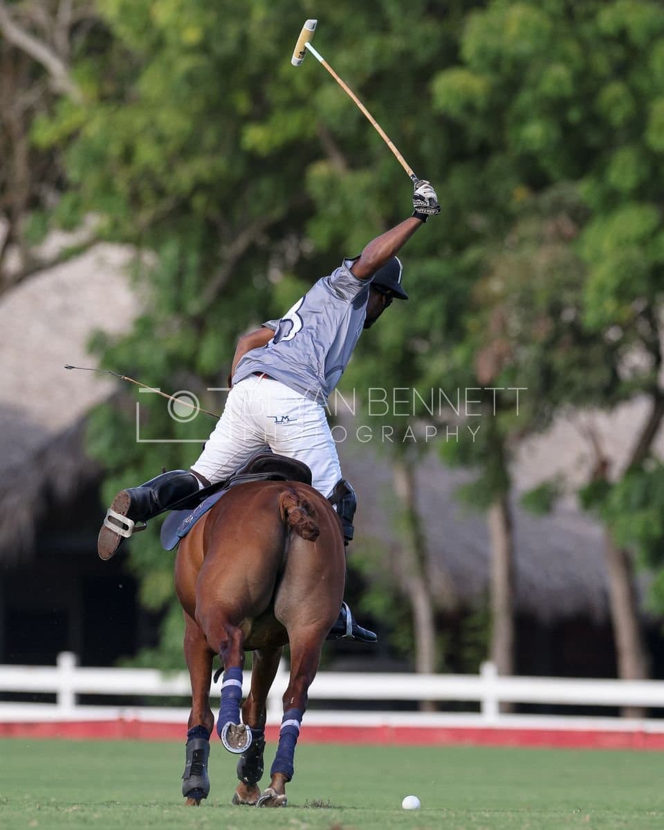 La Suiza and La Carbuccia play polo at Casa de Campo in La Romana, Dominican Republic on August 8, 2026. (Photos by Bryan Bennett)