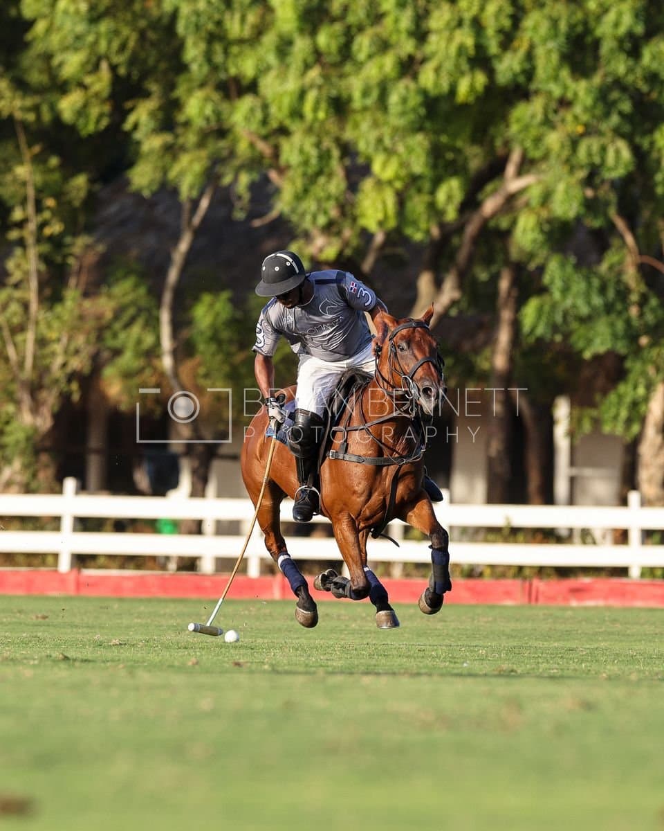 La Suiza and La Carbuccia play polo at Casa de Campo in La Romana, Dominican Republic on August 8, 2026. (Photos by Bryan Bennett)