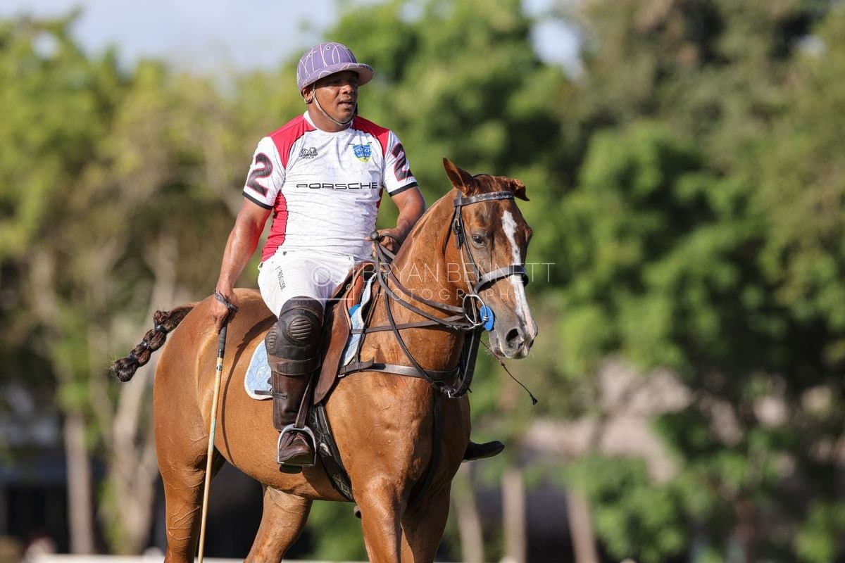 La Suiza and La Carbuccia play polo at Casa de Campo in La Romana, Dominican Republic on August 8, 2026. (Photos by Bryan Bennett)