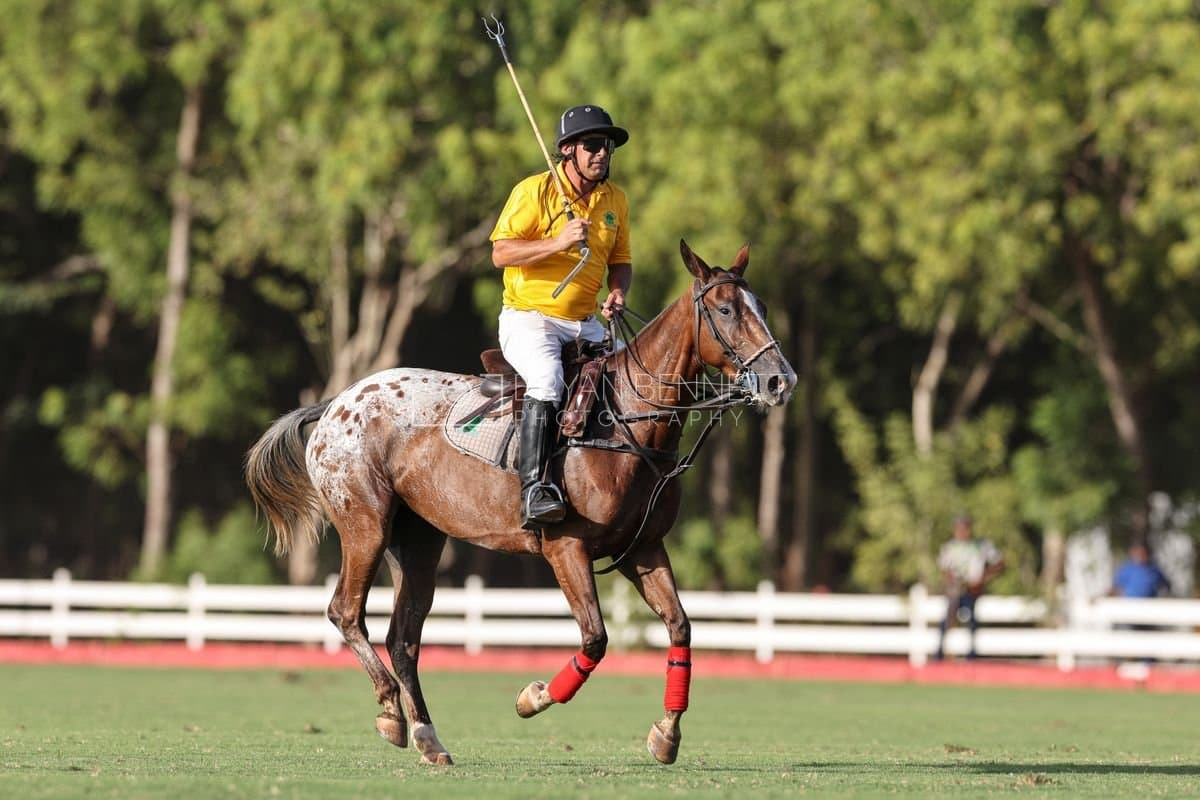 La Suiza and La Carbuccia play polo at Casa de Campo in La Romana, Dominican Republic on August 8, 2026. (Photos by Bryan Bennett)