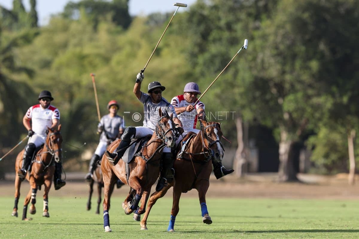 La Suiza and La Carbuccia play polo at Casa de Campo in La Romana, Dominican Republic on August 8, 2026. (Photos by Bryan Bennett)