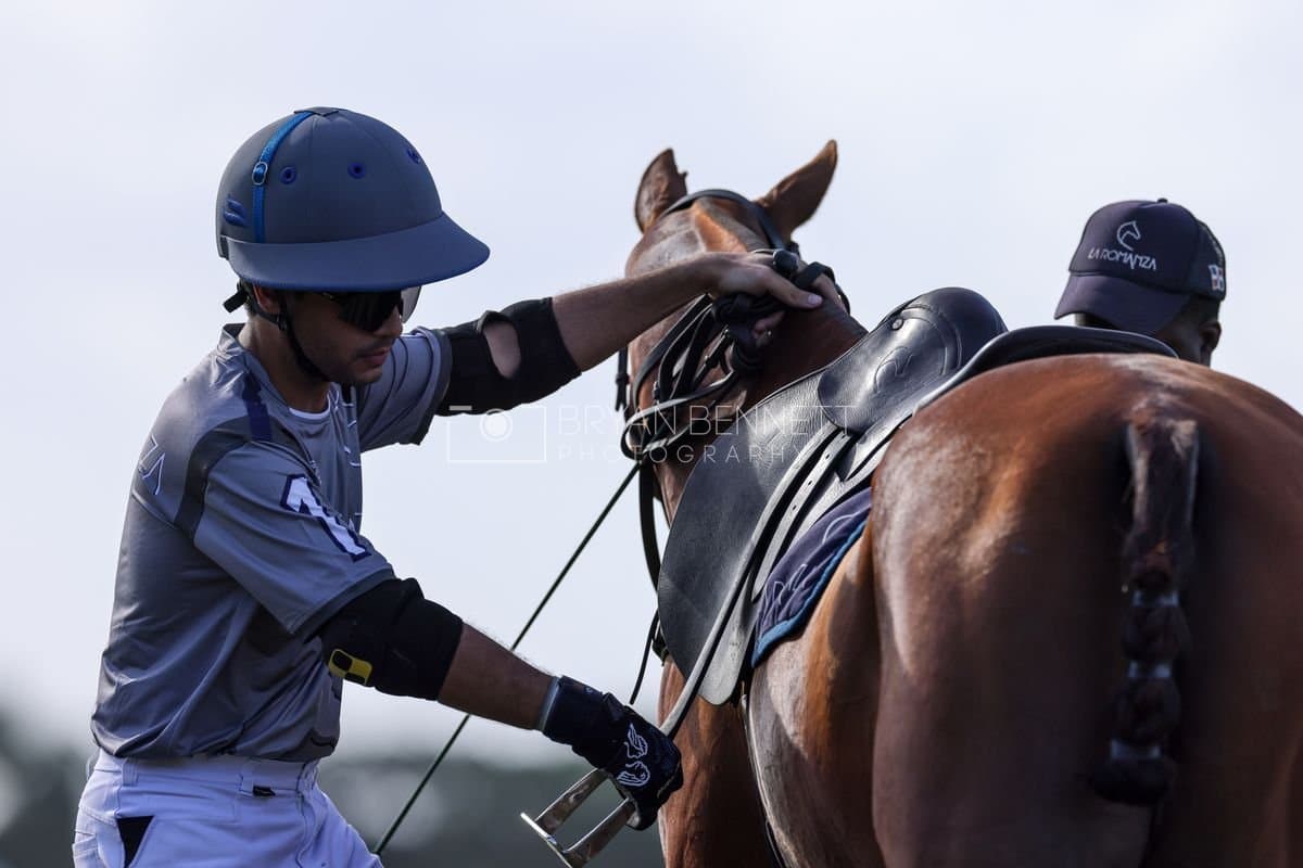 La Suiza and La Carbuccia play polo at Casa de Campo in La Romana, Dominican Republic on August 8, 2026. (Photos by Bryan Bennett)