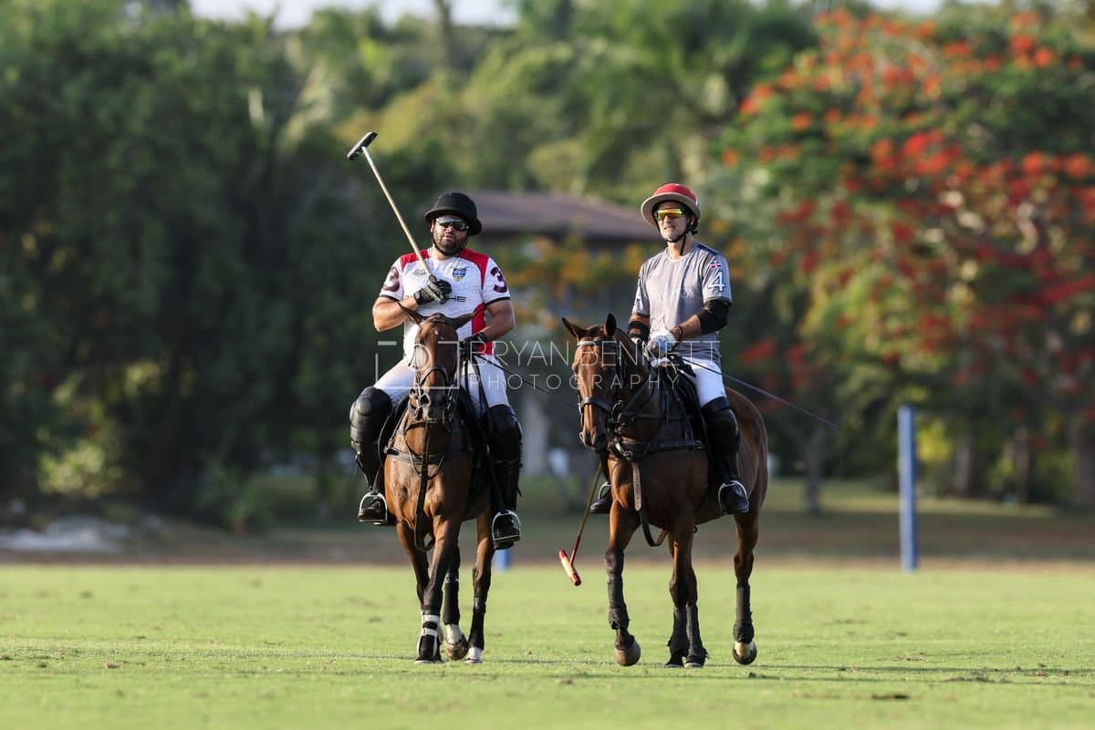 La Suiza and La Carbuccia play polo at Casa de Campo in La Romana, Dominican Republic on August 8, 2026. (Photos by Bryan Bennett)