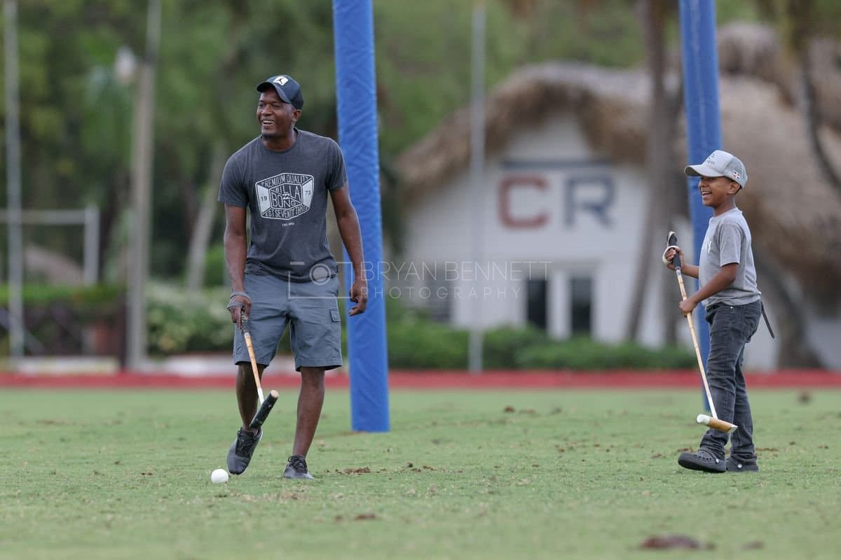 Lechuza Caracas and La Romanza 3J play polo during the Copa Britanica at Casa de Campo in La Romana, La Romana, Dominican Republic on March 1, 2026. (Photos by Bryan Bennett)