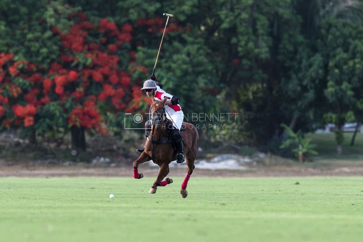 La Suiza and La Carbuccia play polo at Casa de Campo in La Romana, Dominican Republic on August 8, 2026. (Photos by Bryan Bennett)