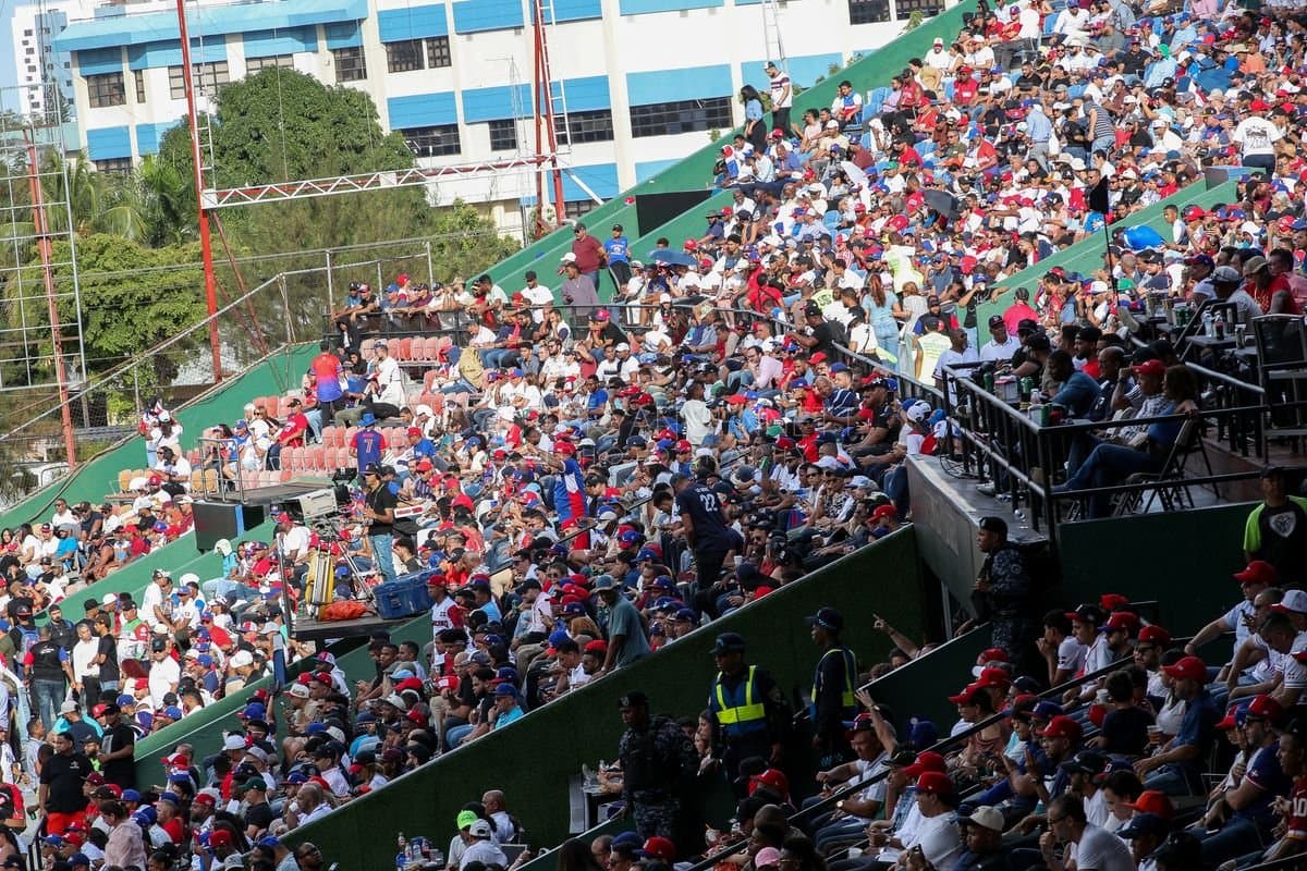 SANTO DOMINGO, DOMINICAN REPUBLIC - MARCH 04: An overall view during an exhibition game between the Detroit Tigers and the Dominican Republic at Estadio Quisqueya on March 04, 2026 in Santo Domingo, Dominican Republic. (Photo by Bryan Bennett/Getty Images)